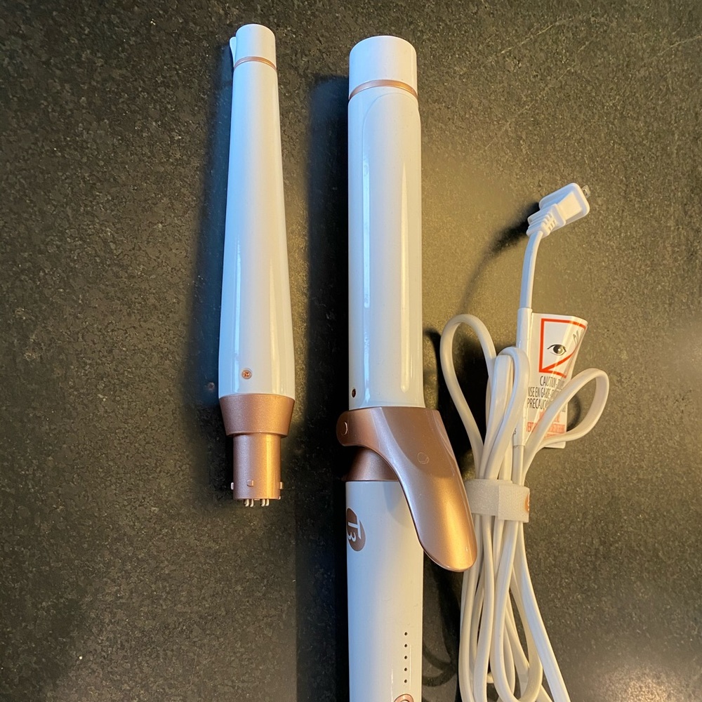 T3 Convertible Curling Iron Wand + Polished Curls